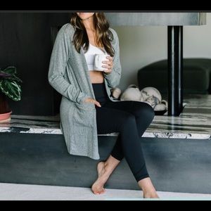 Zyia Army Green Boyfriend Cardigan